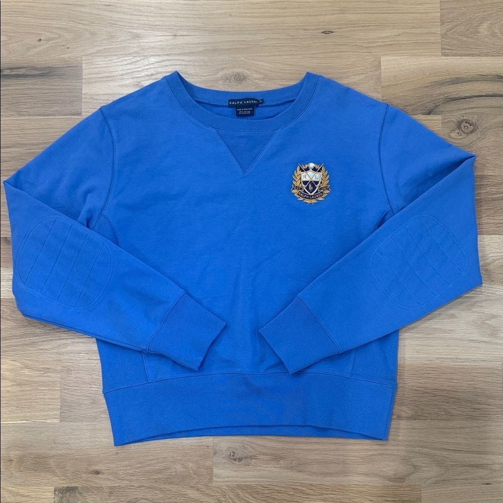 Ralph Lauren Crested Embroidered Golf Sweater Size XL